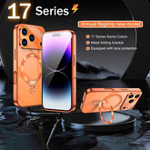 17 Series Original design Luxury Magnetic Stand Phone Case for iphone
