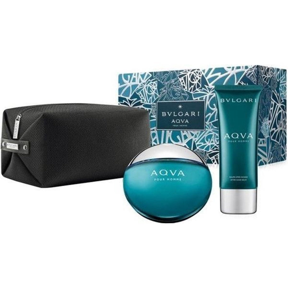 Bvlgari Aqva Pour Homme Set for Men, 100ml EDT, 100ml After Shave