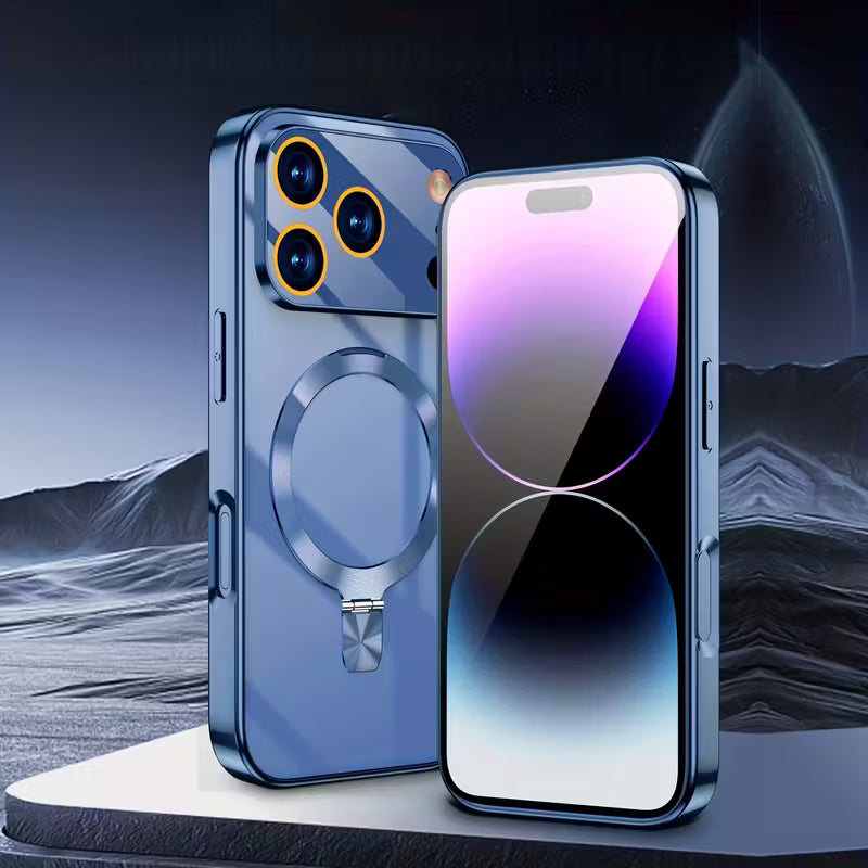 17 Series Original design Luxury Magnetic Stand Phone Case for iphone