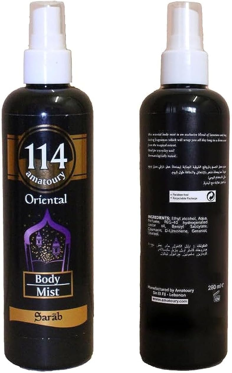 114 Amatoury Oriental Sarab Body Mist, 280ml