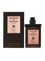 ACQUA DI PARMA COLONIA INTENSA OUD CONCENTREE LEATHER TRAVEL SPRAY 30 ML EDC Men