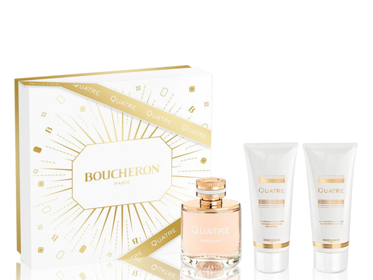Boucheron Quatre W (EDP100ml+B/Lotion100ml+S/Gel100ml) 3Pcs Set